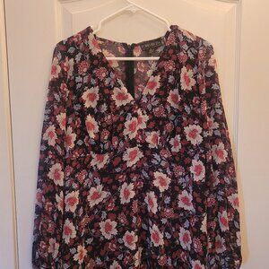 FOREVER 21 FLORAL PLUS SIZE DRESS